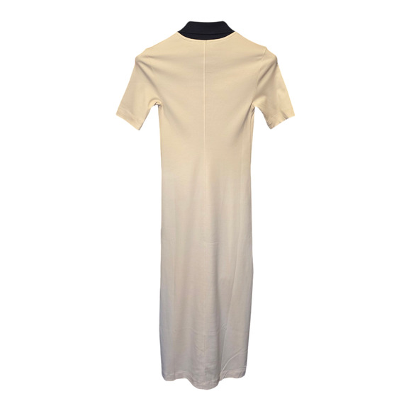 AYR Midi Dress Womens Size XS Seashell/Blue The Scout Collared Nautical Preppy - Picture 2 of 9